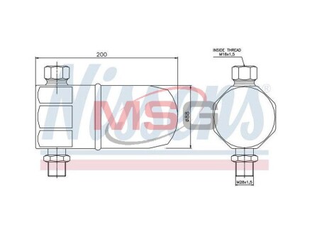 Осушувач кондиціонера NISSENS 95324