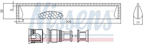 Осушувач кондиціонера LEXUS; SUZUKI; TOYOTA NISSENS 95351