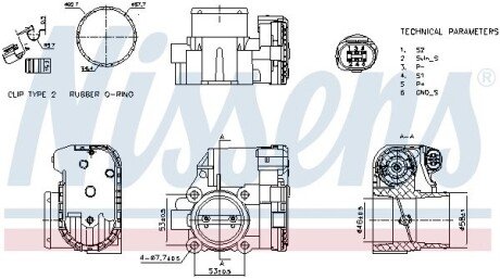 Дросельний вузол FORD FIESTA 09- NISSENS 955093