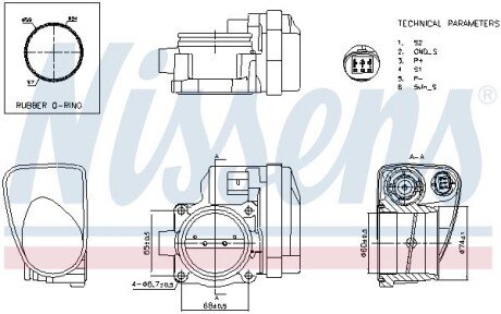 Дросельний вузол BMW 1 SERIES 05- NISSENS 955098