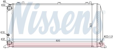 Радіатор наддуву NISSENS 96373