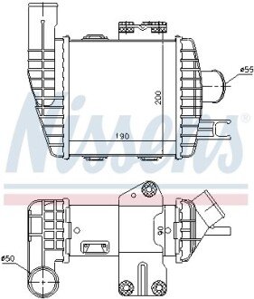 Інтеркулер Hyundai Tucson/Kia Sportage 05- NISSENS 96661