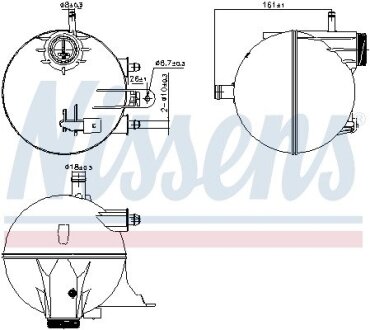 Расширительный бачок NISSENS 996295