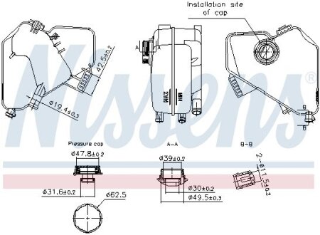 Бачок расширительный NISSENS 996322