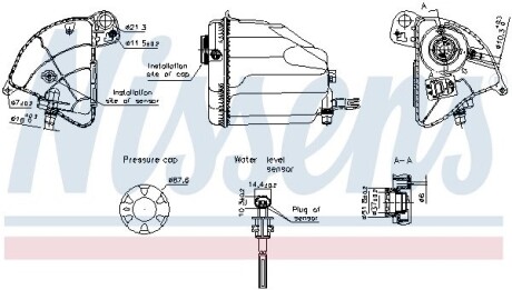 Бачок розширювальний NISSENS 996358