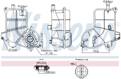 Расширительный бачок NISSENS 996368