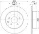 Диск гальмівний задній Renault Koleos 2.0, 2.5 (08-)/ Nissan Qashqai, X-Trail 1.6, 2.0, 2.2 (03-) NISSHINBO ND2003K (фото 1)