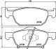 Колодки гальмівні дискові передні Honda Cicic IX 1.6, 1.8, 2., 2.2 (12-), Accord VIII 2.0, 2.4 (08-) NISSHINBO NP8018 (фото 1)