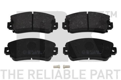 К-кт перед. тормозов. колодок Fiat Panda/Regata/Ritmo/Uno Seat Ibiza/Malaga 0.8-2.5D 10.74-07.04 NK 222314