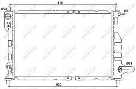 Радіатор NRF 53068