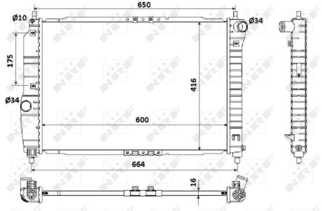 Радиатор NRF 53902A