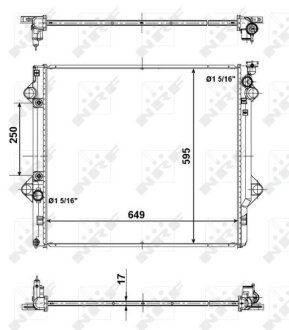 Радиатор NRF 56104