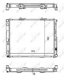 Радиатор охлаждения NRF 58253