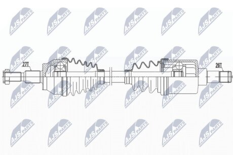 Піввісь ліва (27/26) 983mm Ford Focus/C-Max 1.6TDCi 10-16 NTY NPW-FR-045