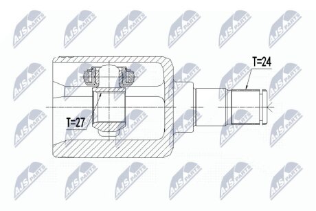 ШРКШ внутр. прав. Mercedes-Benz W211 E320CDI 4Matic 05-08 NTY NPW-ME-091