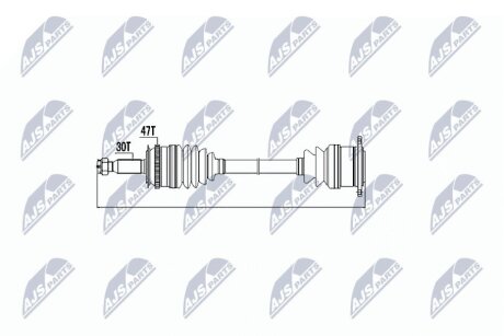 Полуось привода передн. право Mitsubishi L200 NTY NPW-MS-001