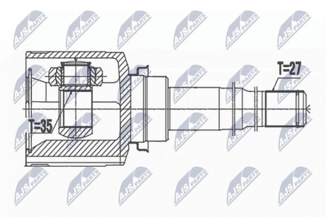 Внутренний шрус mitsubishi outlander22.4 06, NTY NPW-MS-070