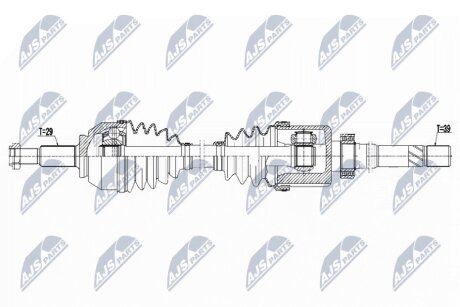 Піввісь права Renault Trafic 14- NTY NPW-PL-059