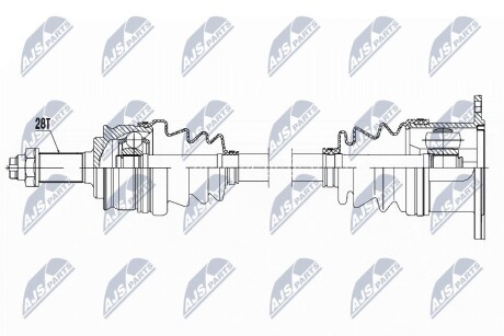 Приводной вал (полуось) suzuki grand vitara 1.6 2.0,4410265j00 NTY NPW-SU-023