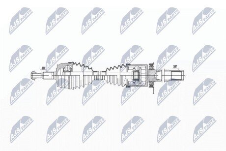 Піввісь права VW T5 Multivan 2.5 TDI 04.03 - L:952.3/A:38/K:26 NTY NPW-VW-035