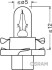 Лампа допоміжн. освітлення BX8,4d 12V 2W BX8.4d OSRAM 2352MFX6 (фото 2)