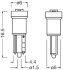 Автолампа вспомогательного света 0.25W 12V W2X4.6D OSRAM 2723DWP-02B (фото 3)