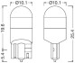 Автолампа LEDriving W5W W2,1x9,5d 1 W OSRAM 2825DWP02B (фото 3)