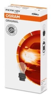 Лампа допоміжн. освітлення 27W 12V W2,5X16D 5XF OSRAM 3156