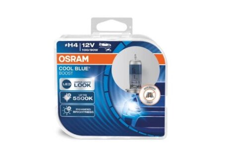 (к/т 2 шт) Автолампа (H4 12V 100/90W P43T) OSRAM 62193CBB-HCB