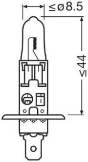 Автолампа галогенова 70W OSRAM 64155-01B