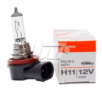 Лампа фари галогенна 12V H11 OSRAM 64211