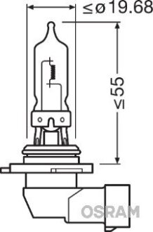 Автолампа галогенова 100W OSRAM 69005SBP