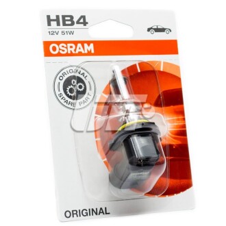 Автолампа Original HB4 P22d 51 W прозрачная OSRAM 900601B