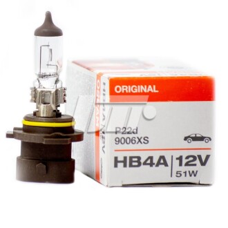 Лампа допоміжн. освітлення HB4A 51W 12V P20D OSRAM 9006XS