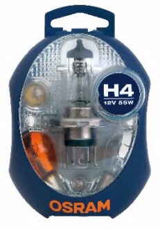 Лампа фарна (набір) H4 12V 60/55W P43t OSRAM CLKMH4