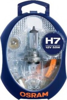 Лампа фарна (набір) H7 12V 55W PX26d OSRAM CLKMH7