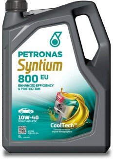 Олива моторна SYNTIUM 800 EU 10W-40 SN (5L) Petronas 70732M12EU