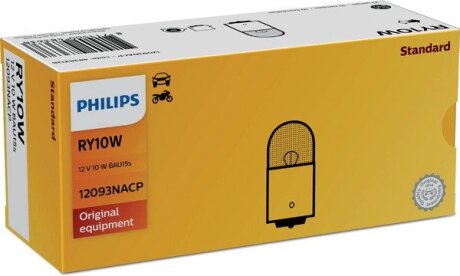 Автолампа 10W PHILIPS 12093NACP