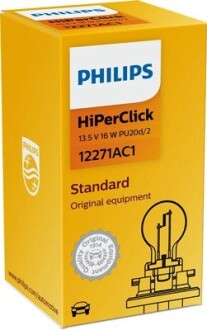 Лампа розжарювання PCY16W 12V PHILIPS 12271AC1