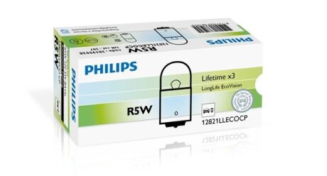 Автолампа 5W PHILIPS 12821LLECOCP