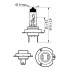 Лампа розжарювання H7 12V 55W PX26d LongerLife Ecovision 1шт blister PHILIPS 12972LLECOB1 (фото 3)