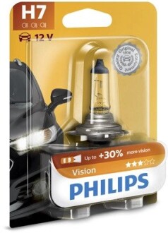 Лампа розжарювання H7Premium12V 55W PX26d PHILIPS 12972PRB1