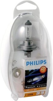 Лампа фарная (набор) H7 12V 55W PX26d (выр-во) PHILIPS 55474EKKM