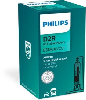 Лампа ксенонова D2R 85V 35W P32d-3 X-tremeVision gen2 +150 more vision PHILIPS 85126XV2C1