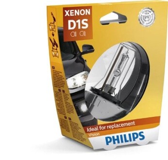 Лампа ксенонова D1S Vision 85В, 35Вт, PK32d-2 4600К PHILIPS 85415VIS1