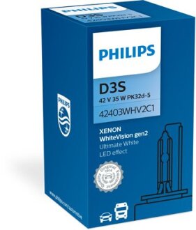 Автомобiльна лампа PHILIPS PHI 42403WHV2C1