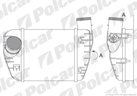 Інтеркулер Audi A6 C6 2.0 Tdi 04-11 Polcar 1338J8-5