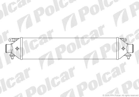 Інтеркулер Fiat Doblo 1.6D/2.0D 10- Polcar 3024J8-3 (фото 1)