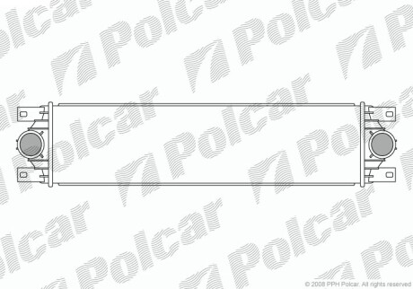 Інтеркулер Renault Master/Opel Movano II 1.9/2.2/2.5 dCi 02- Polcar 6042J8-1 (фото 1)