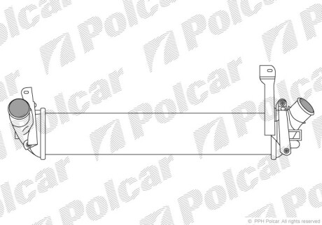 Интеркуллер Renault Kangoo 1.5Dci 01- Polcar 6060J8-2